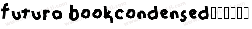 futura bookcondensed字体转换